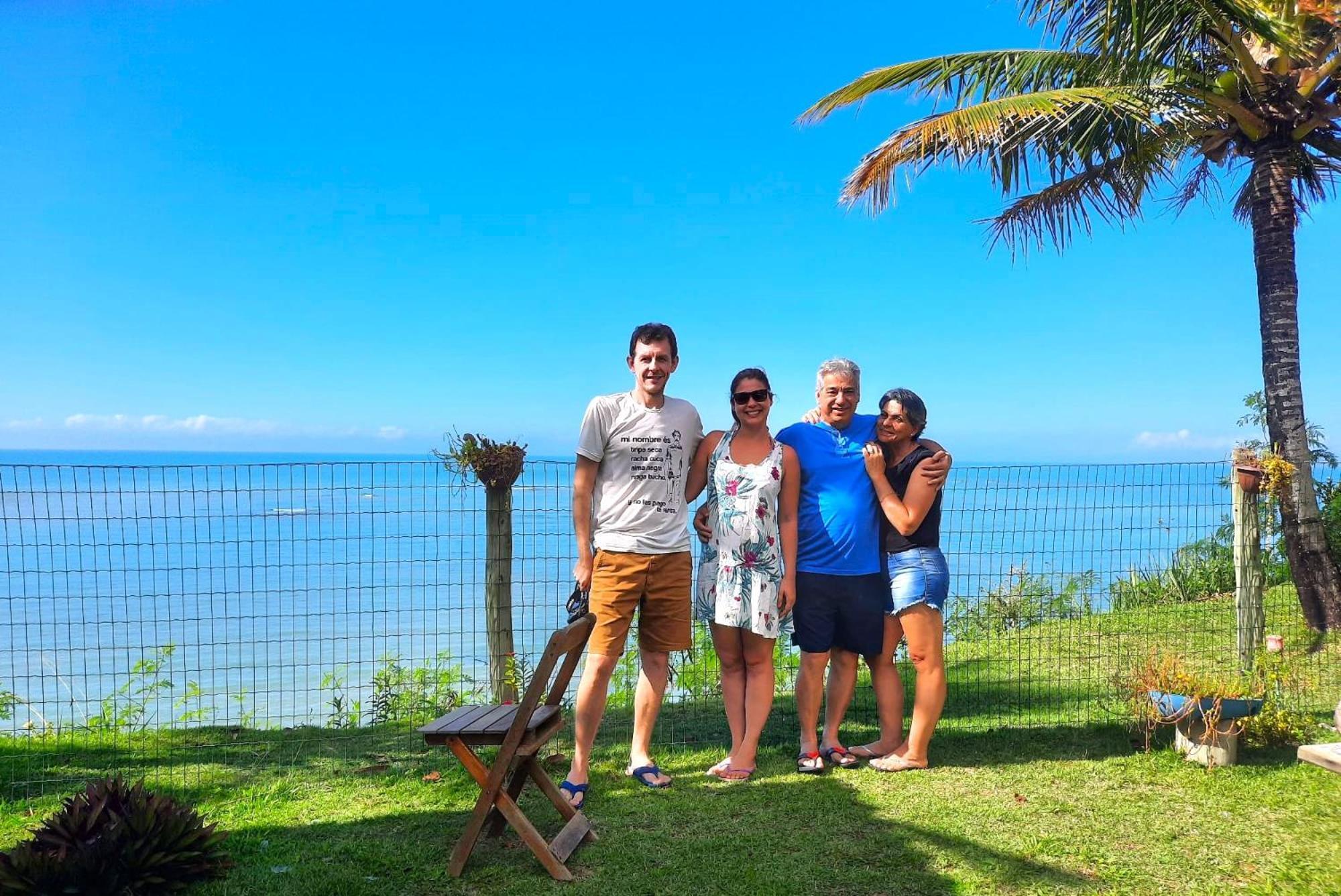 Paraiso Azul Com Vistas Maravilhosas Cumuruxatiba Kültér fotó