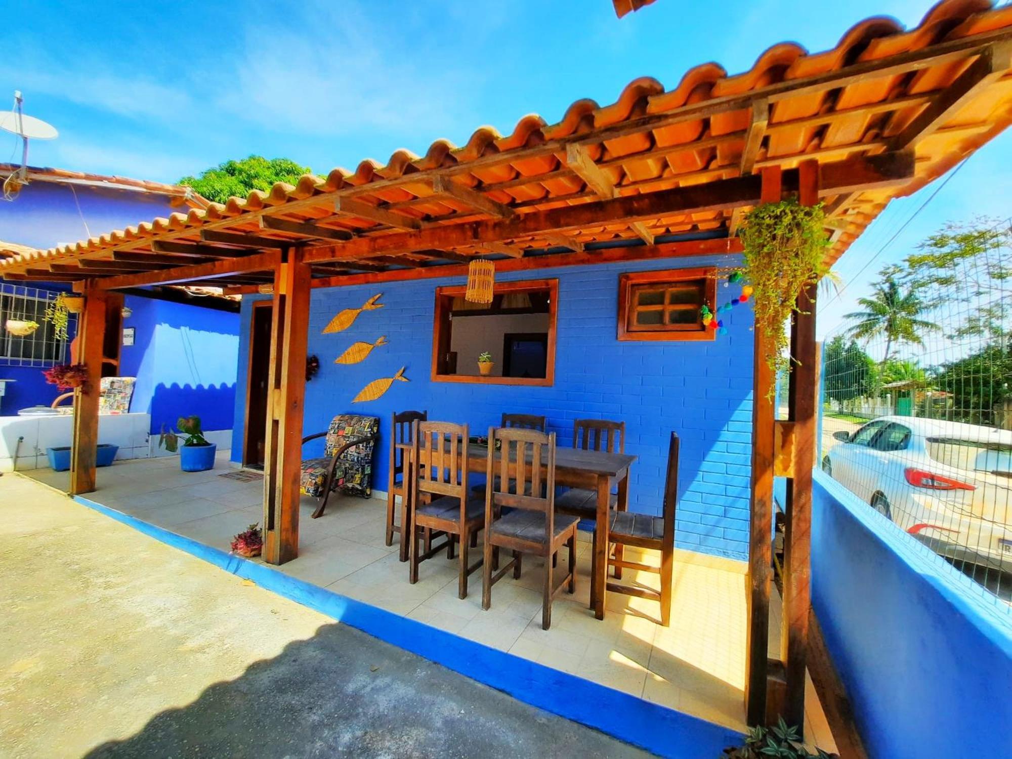 Paraiso Azul Com Vistas Maravilhosas Cumuruxatiba Kültér fotó
